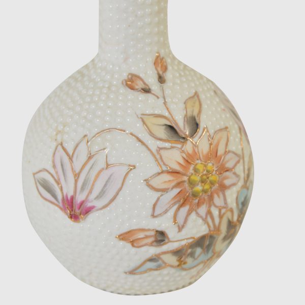 Vaza din portelan fin pentru o singura floare pictata manual Decoratiuni
