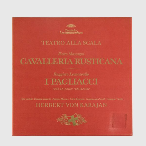Colectie 3 viniluri Cavaleria Rusticana de Pietro Mascagni si Ruggiero Leoncavallo anul 1973 Viniluri