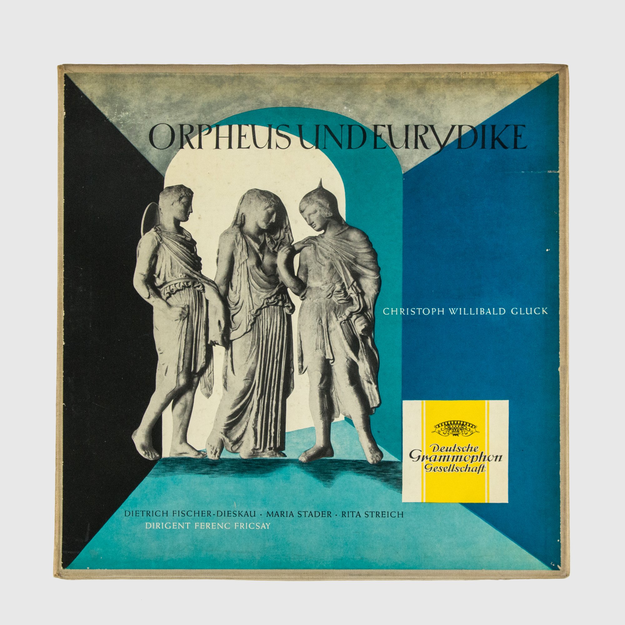 Colectie 2 viniluri Orpheus si Eurydike de Cristoph Willibald Gluck anii 60 Viniluri