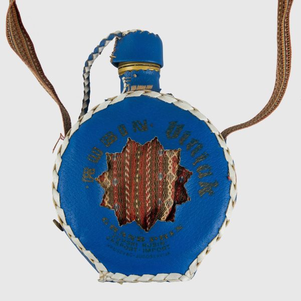 Sticla decorativa pentru bauturi spirtoase Rubin Viniak Iugoslavia Decoratiuni