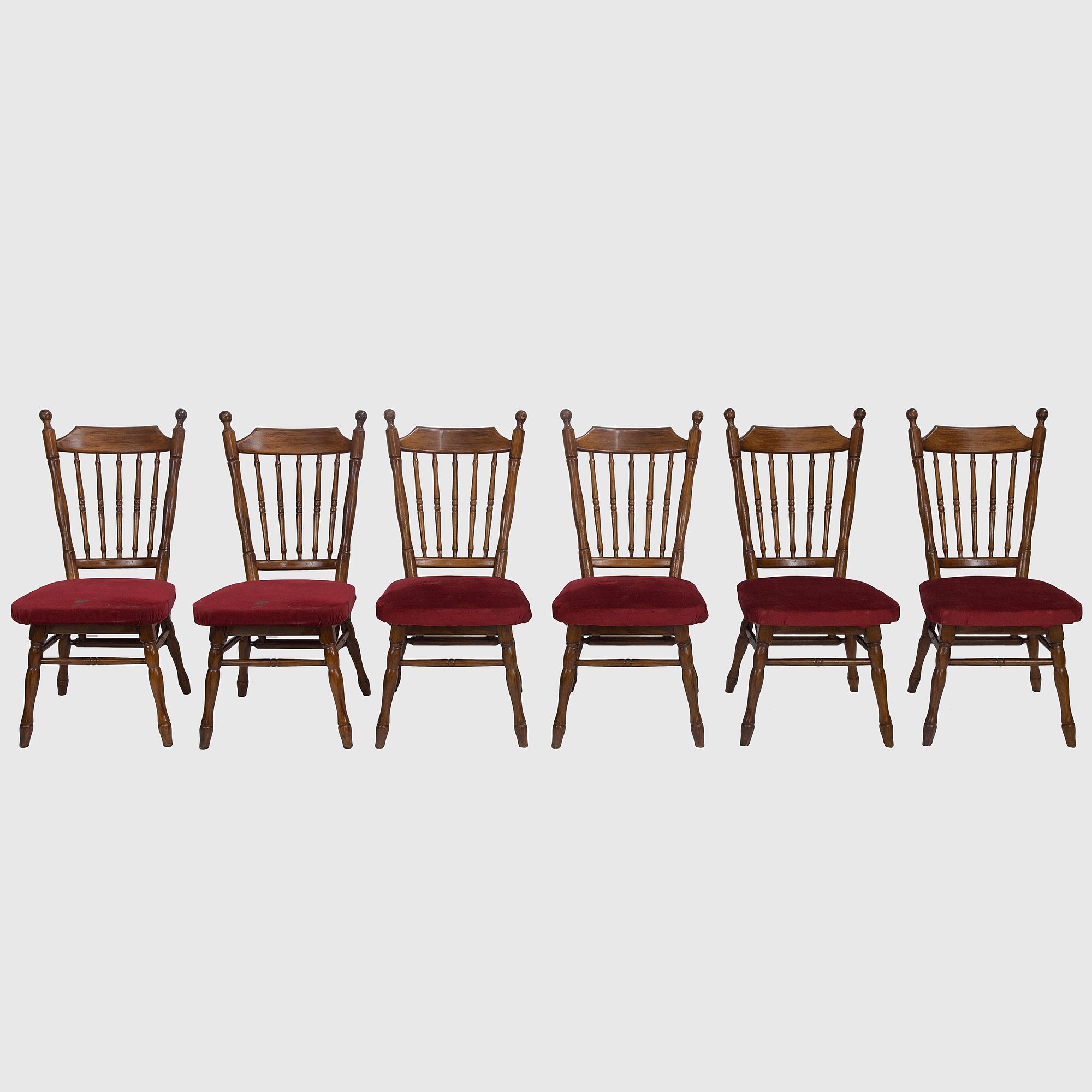 Set de 6 scaune lucrate  in Franta anilor 70 Mobilier