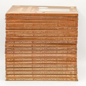 Colecție de viniluri Volumele 23-42 Cantatele de Johann Sebastian Bach, Das Alte Werk Germania Decoratiuni
