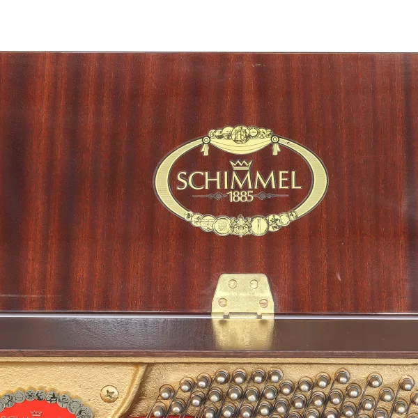 Pianină vintage Schimmel 105 Design Exclusiv Braunschweig Germania de Vest anii 70-80 Decoratiuni