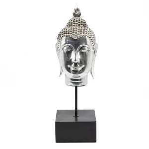 statueta-argintie-cu-buddha-pe-suport-modern-anii-2000
