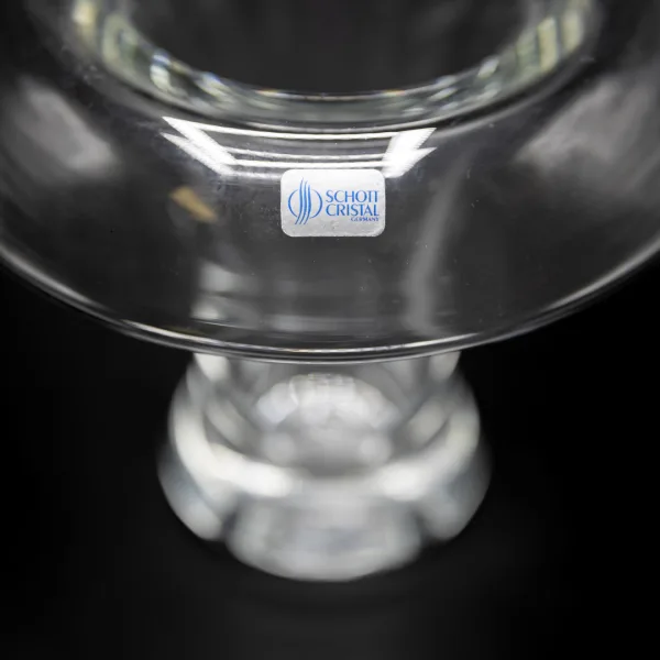 Vază din cristal cu un model unicat Schott Germania Decoratiuni