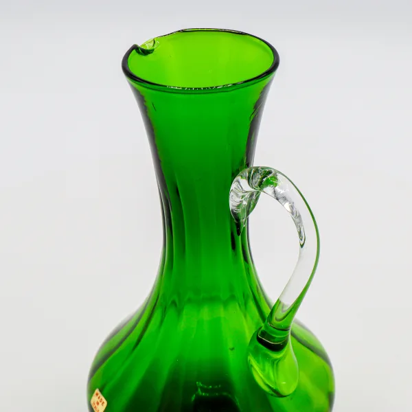 Vază tip ulcior din sticlă de Murano produsă în Italia anii 70 Decoratiuni