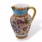 Ulcior lucrat din ceramică și pictat manual cu motive florale Decoratiuni