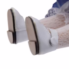 Păpușă decorativă din porțelan cu rochie albastră, anii ’80-’90 Decoratiuni