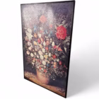 Tablou floral realizat din puzzle, înrămat, de mari dimensiuni Decoratiuni