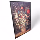 Tablou floral realizat din puzzle, înrămat, de mari dimensiuni Decoratiuni