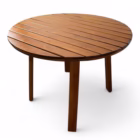 Masă rotundă pliabilă din lemn în stil clasic Germania Mobilier