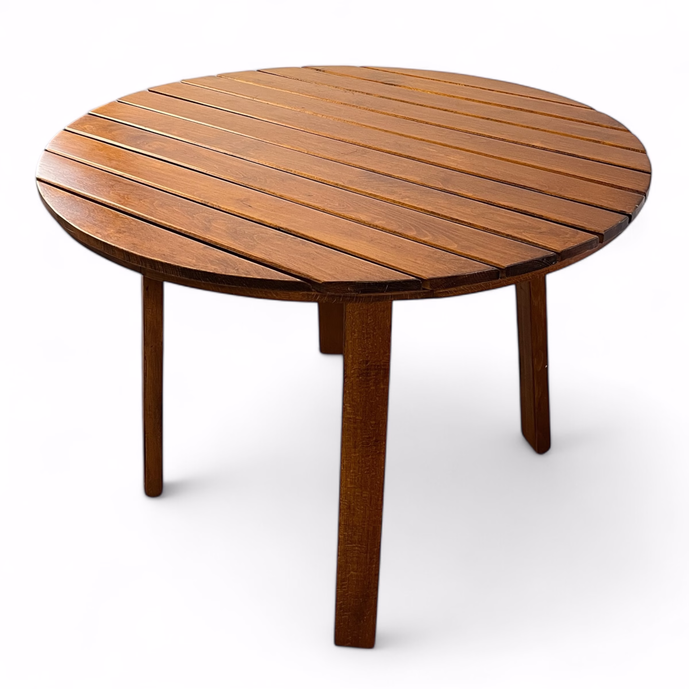 Masă rotundă pliabilă din lemn în stil clasic Germania Mobilier