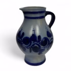 Cană tradițională Westerwald din ceramică glazurată – decor cobalt, Germania, sec. XX Ceramica