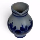 Cană tradițională Westerwald din ceramică glazurată – decor cobalt, Germania, sec. XX Ceramica