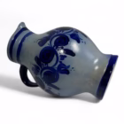 Cană tradițională Westerwald din ceramică glazurată – decor cobalt, Germania, sec. XX Ceramica