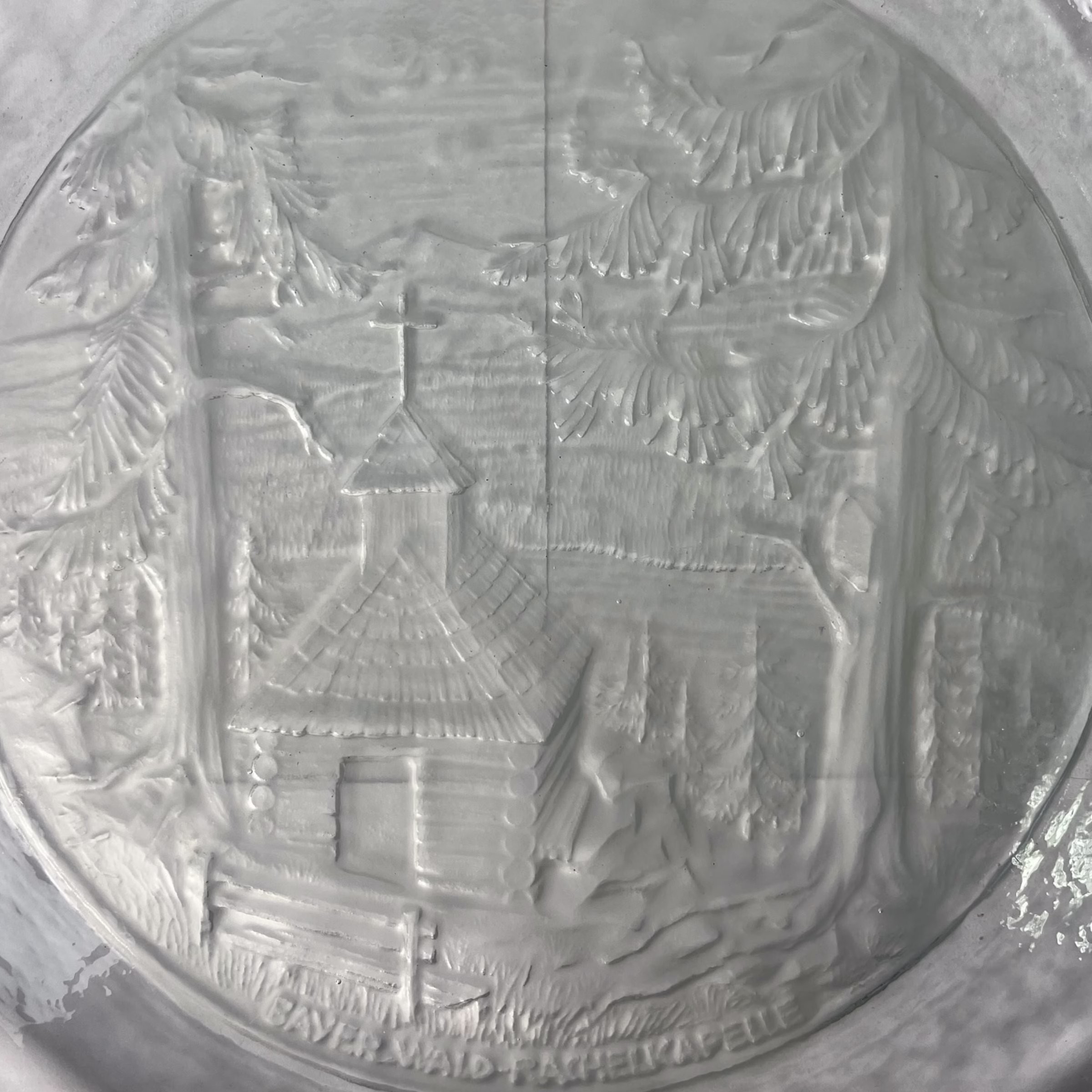Placă decorativă din sticlă mată – Bayer Wald Rachelkapelle Decoratiuni