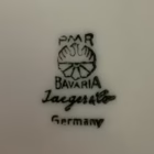 Platou vintage PMR Jaeger & Co Bavaria din porțelan fin, decor fructe Platouri