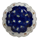 Platou decorativ vintage Seltmann Weiden Bavaria, cobalt intens Decoratiuni