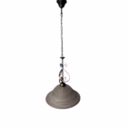 Lampă suspendată vintage Honsel Leuchten, sticlă marmorizată și metal patinat, Germania, anii ’90 Corpuri de iluminat