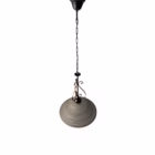 Lampă suspendată vintage Honsel Leuchten, sticlă marmorizată și metal patinat, Germania, anii ’90 Corpuri de iluminat