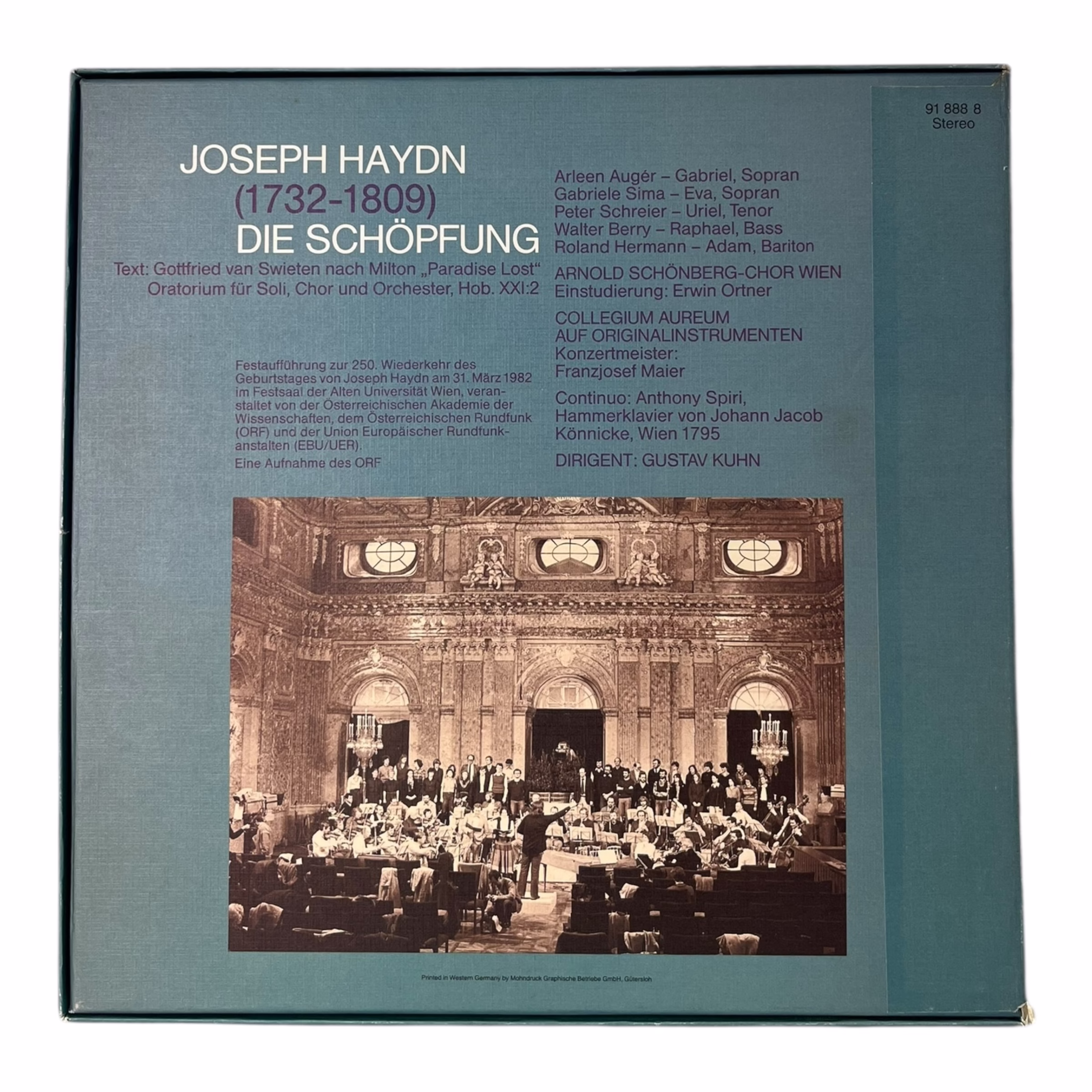 Die Schöpfung (The Creation) – Joseph Haydn  Box 2 LP ORBIS interpretare istorică autentică Decoratiuni