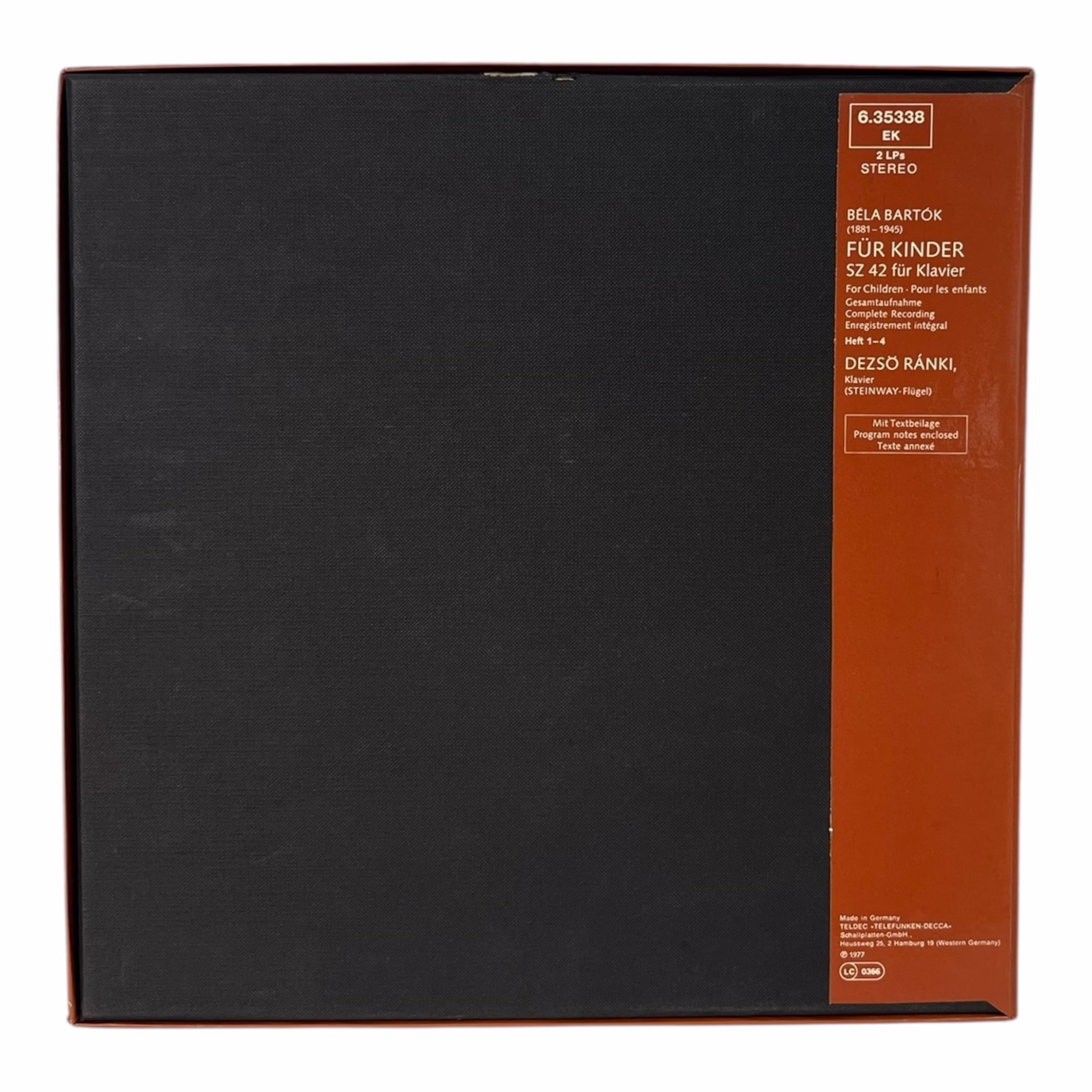 Für Kinder – Béla Bartók | Dezső Ránki – Complete Recording – 2 LP Box Set Telefunken / DECCA Decoratiuni