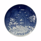 Farfurie decorativă de Crăciun din porțelan Royal Copenhagen Juleaftener 1986 Silent Night Holy Night Decoratiuni Magazin de mobila decoratiuni si corpuri de iluminat vintage Farfurie decorativă de Crăciun din porțelan Royal Copenhagen Juleaftener 1986 Silent Night Holy Night Decoratiuni