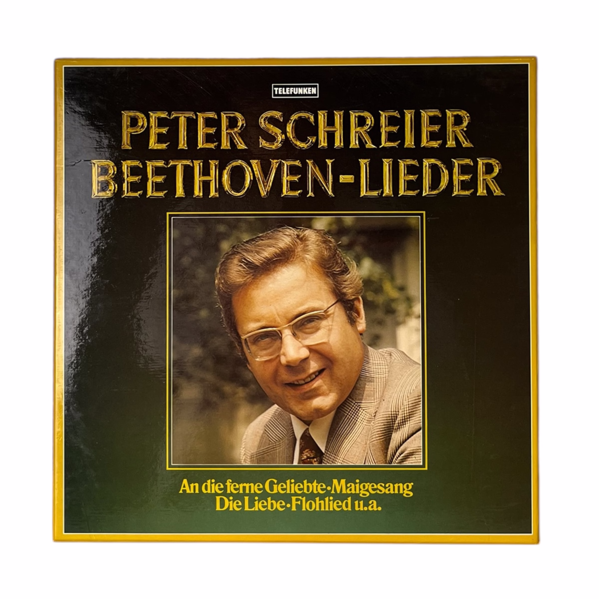 Peter Schreier – Beethoven-Lieder | Set vinil clasic 2×LP, ediție Telefunken (Germania)