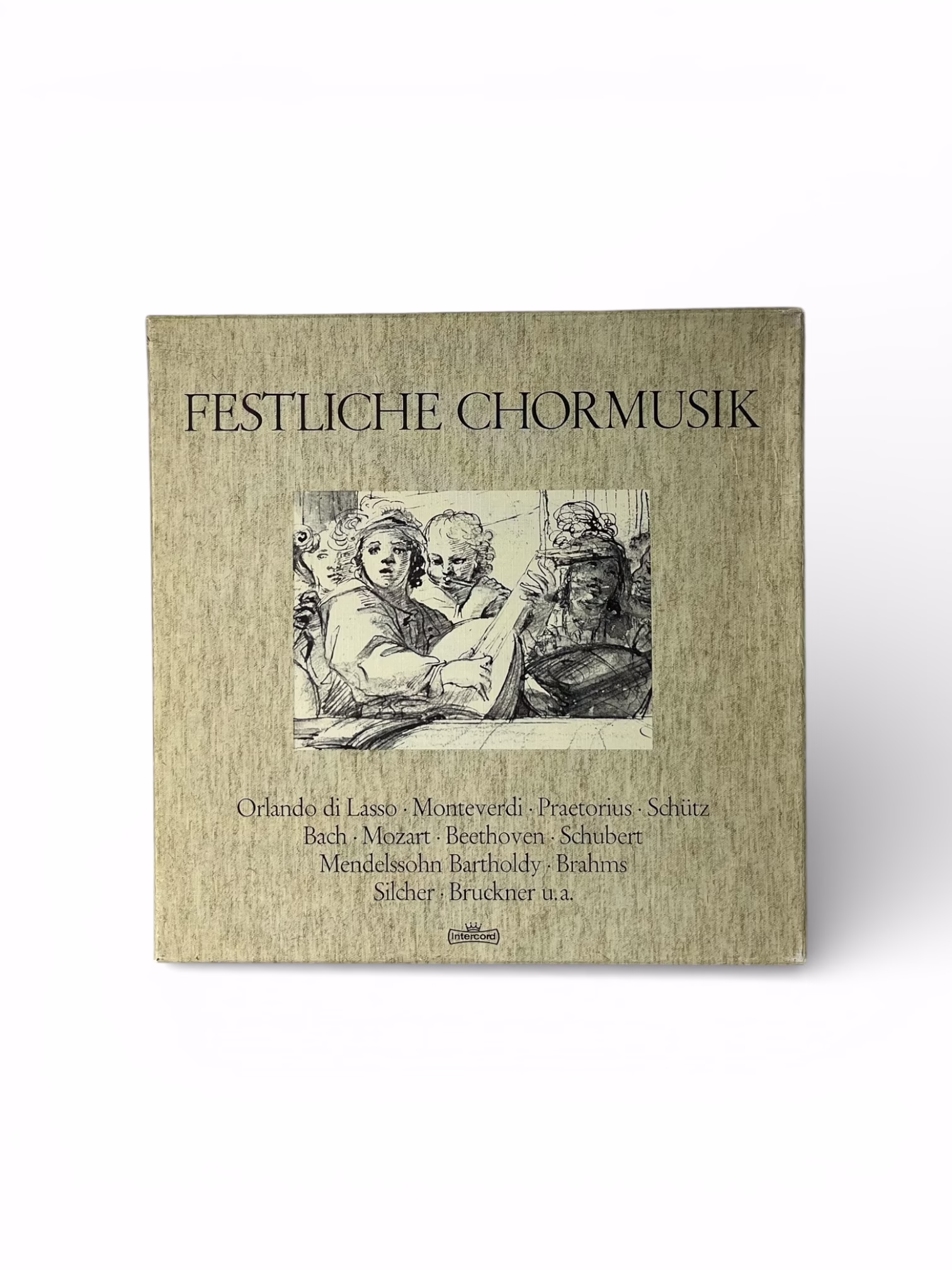 Festliche Chormusik – Box set 5 LP-uri, muzică corală clasică (Intercord, Germania)