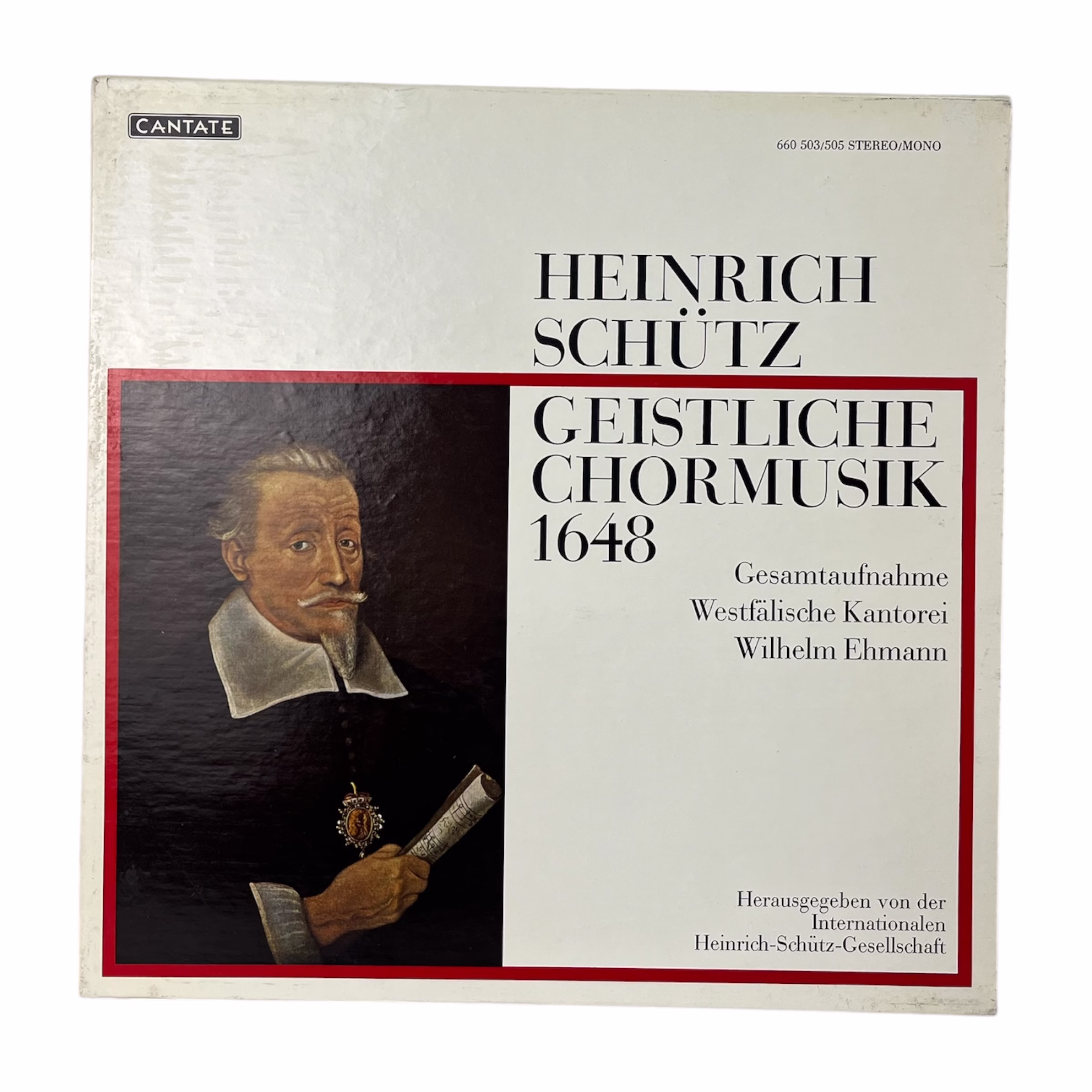 Heinrich Schütz – Muzică corală sacră (1648) | Integrala operei | Box set 3 LP | Cantate