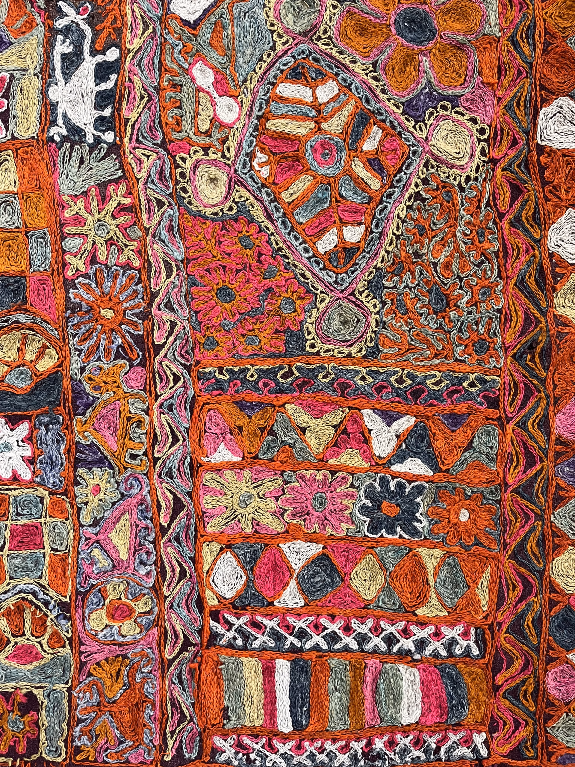 Textil etnic indian Banjara / Rabari, broderie manuală și patchwork tradițional, sec. XX Covoare Magazin de mobila decoratiuni si corpuri de iluminat vintage Textil etnic indian Banjara / Rabari, broderie manuală și patchwork tradițional, sec. XX Covoare