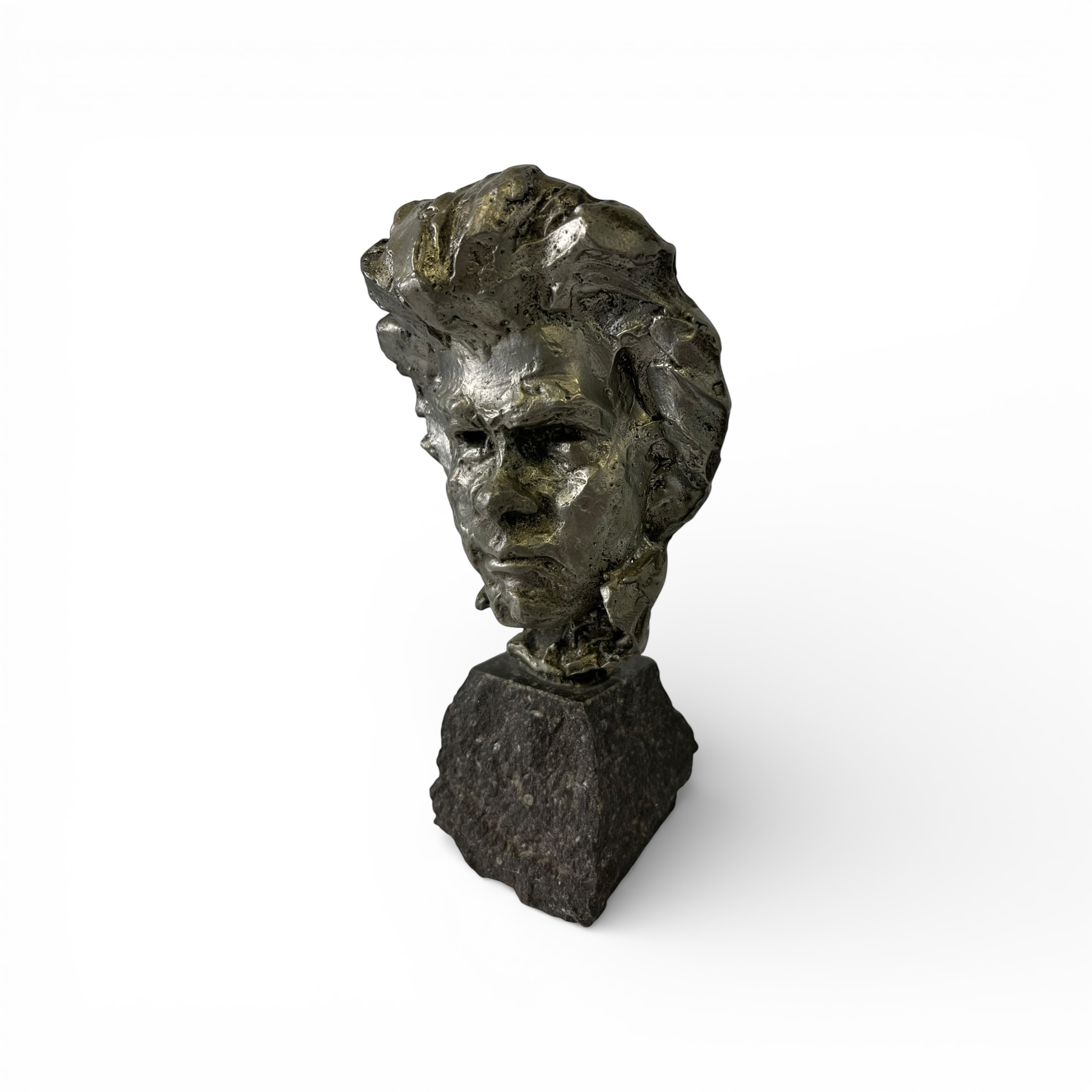 Bust Ludwig van Beethoven – interpretare modernistă, sculptură semnată Decoratiuni