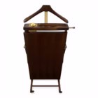 Presă electrică de pantaloni vintage Windsor Pressmaster – valet din lemn masiv, Germania Mobilier