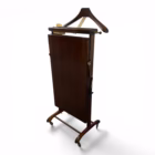 Presă electrică de pantaloni vintage Windsor Pressmaster – valet din lemn masiv, Germania Mobilier