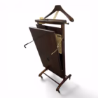 Presă electrică de pantaloni vintage Windsor Pressmaster – valet din lemn masiv, Germania Mobilier
