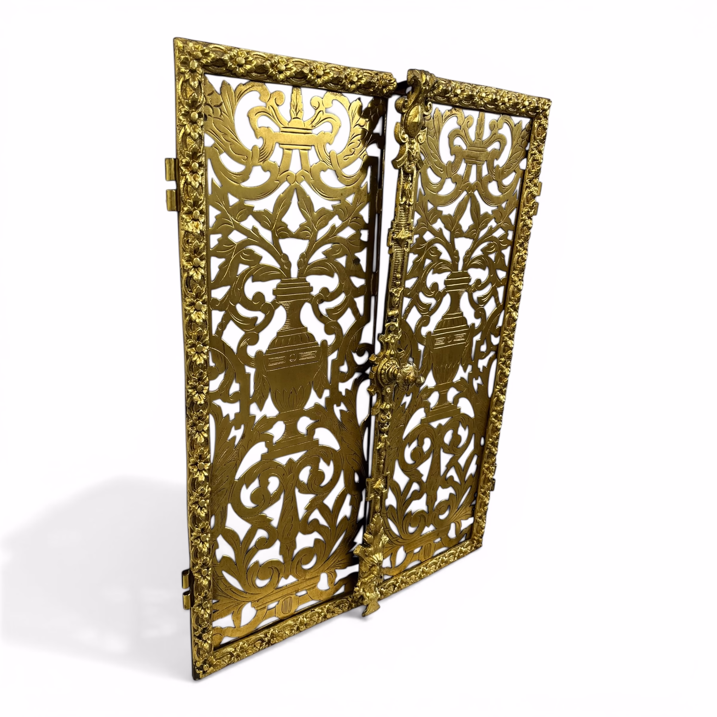 Ușiță / grilaj ornamental vintage din bronz în stil neoclasic Decoratiuni