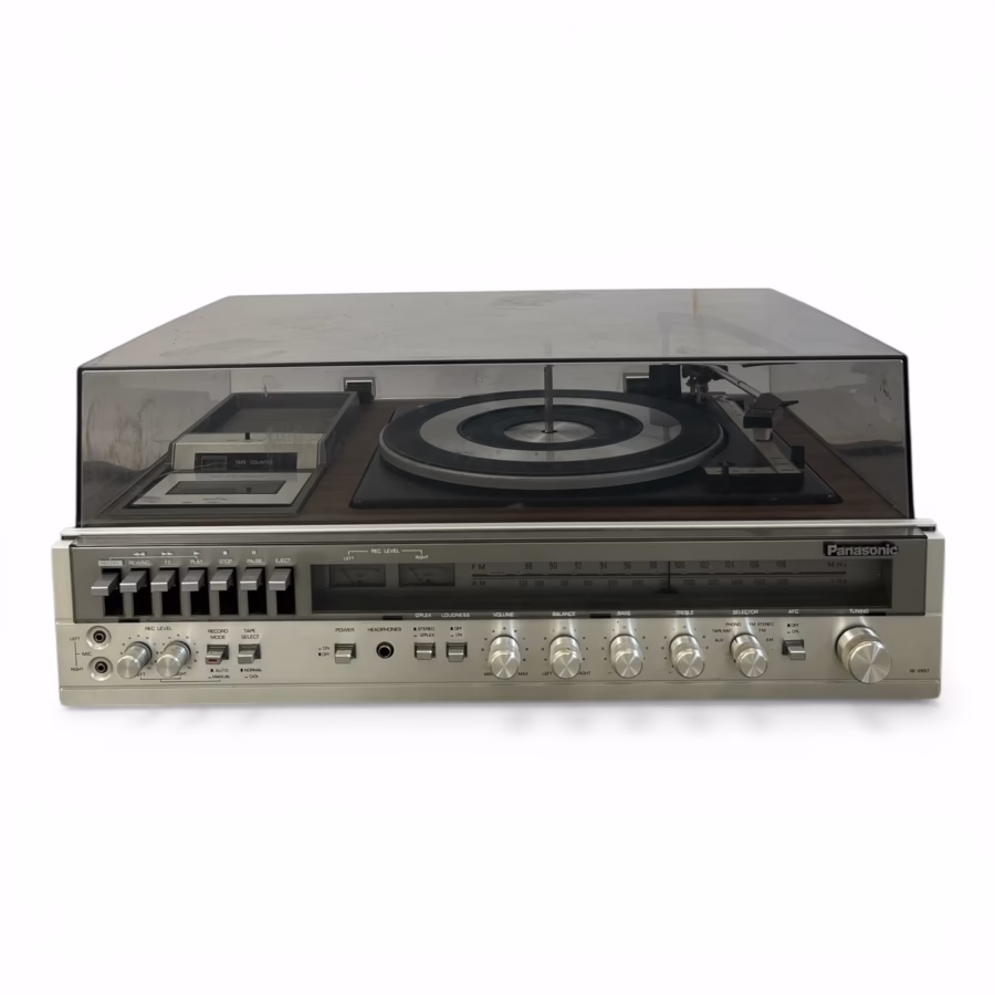 Combina audio vintage Panasonic SE-2657 – pick-up + radio + casetofon, Made in Japan