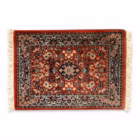 Covor oriental Besikt Pharo, din lână, model clasic cu medalion central, 40 × 60 cm Covoare