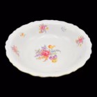 Serviciu vintage din porțelan german, decor floral policrom și accente aurite Servicii de masa