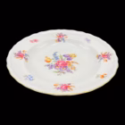 Serviciu vintage din porțelan german, decor floral policrom și accente aurite Servicii de masa