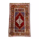 Covor Oriental Yahyalî, Lână pe Bumbac, Turcia, Mijlocul Secolului XX Covoare