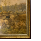 Tablou înrămat vintage Păstorul pe drumul de țară Decoratiuni Magazin de mobila decoratiuni si corpuri de iluminat vintage Tablou înrămat vintage Păstorul pe drumul de țară Decoratiuni
