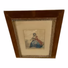 Tablou de Colecție Harris – Portret Clasic în Ramă de Lemn și Catifea Decoratiuni