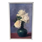 „Vas cu Trandafiri Albi” –  de Victoire Antonia Loodts (1880–1970), Belgia, sec. XX Decoratiuni