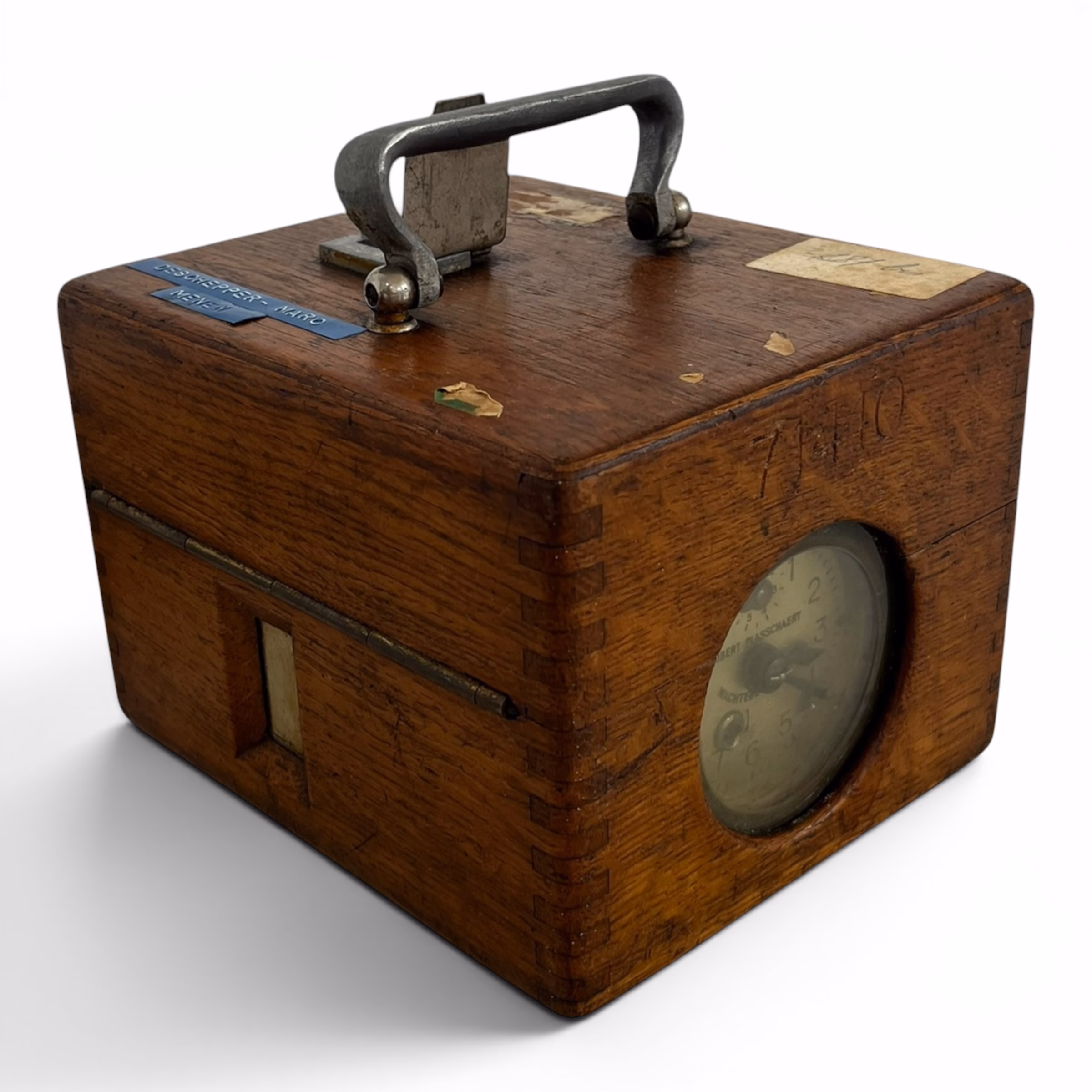 Ceas Vintage de Porumbei „Robert Plasschaert” – Constatator Istoric pentru Columbofili Articole de colecție