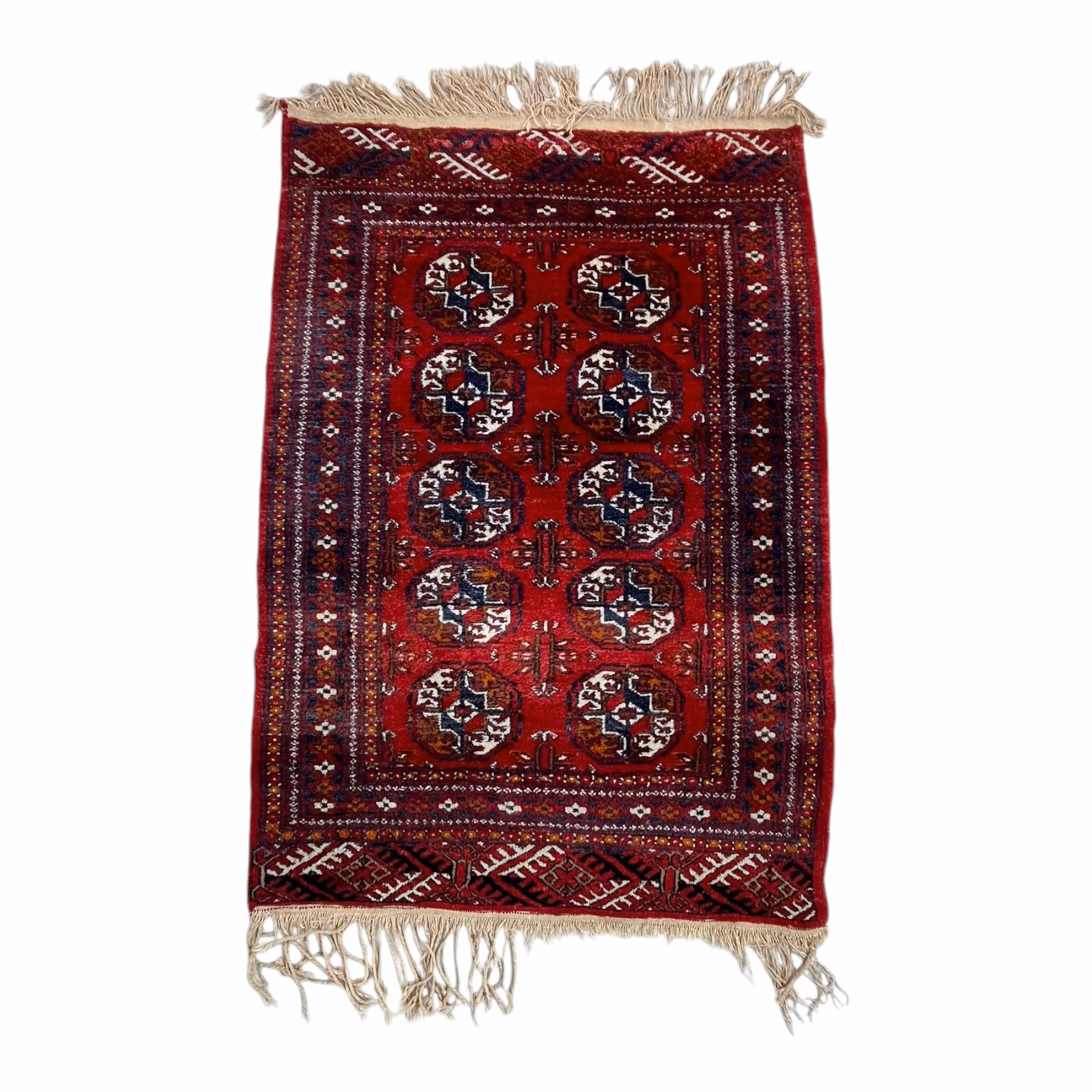 Covor Autentic Bukhara (Bokhara) în Noduri Manuale – Eleganță Tribală Orientală Covoare