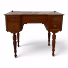 Birou de Scris Antic din Lemn Masiv cu 5 Sertare – Piesă de Epocă Comode și măsuțe de toaletă Magazin de mobila decoratiuni si corpuri de iluminat vintage Birou de Scris Antic din Lemn Masiv cu 5 Sertare – Piesă de Epocă Comode și măsuțe de toaletă