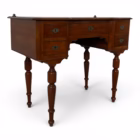 Birou de Scris Antic din Lemn Masiv cu 5 Sertare – Piesă de Epocă Comode și măsuțe de toaletă Magazin de mobila decoratiuni si corpuri de iluminat vintage Birou de Scris Antic din Lemn Masiv cu 5 Sertare – Piesă de Epocă Comode și măsuțe de toaletă