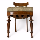 Pereche de scaune Biedermeier din lemn furniruit cu nuc, Germania, cca. 1820–1840 Mobilier
