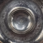 Fructieră Antică pe Picior, din Metal Argintat – Gravuri Florale și Stil Neo-Clasic Boluri